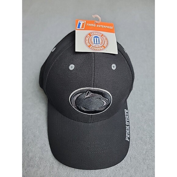 Penn State Nittany Lions Hat Black Strapback Twin Enterprises Embroidered NEW - Picture 1 of 12